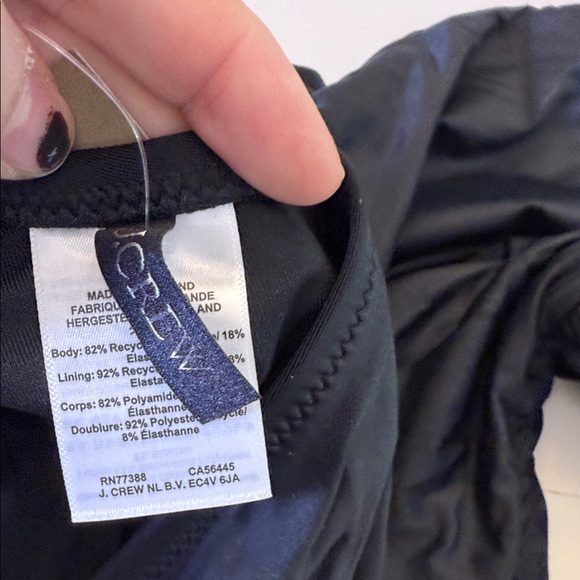 J. Crew Long-torso ruched one-shoulder one-piece swimsuit Size 4 - Picture 12 of 13